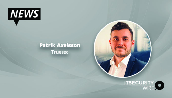 Truesec Launches IoT Cybersecurity Domain − Recruits Patrik Axelsson From Telia as CEO-01